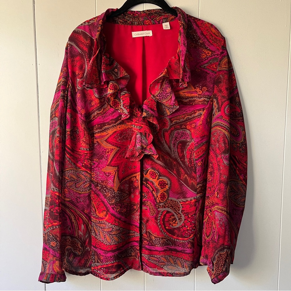 Floral Paisley Long Sleeve